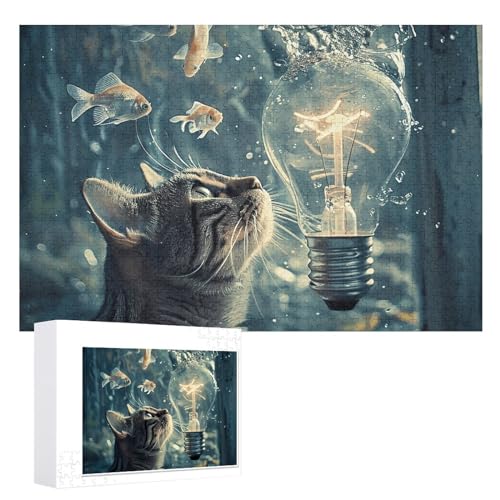 Puzzle, 1000 Teile, personalisiertes Puzzle für Erwachsene, Wasser- und Glühbirnen-Bilderpuzzle, individuelle Puzzles aus Fotos, Holzpuzzle, klassisches Puzzle für Familie, Hochzeit, Geburtstag Puzzle, 1000 Teile, personalisiertes Puzzle für Erwachsene, Wasser- und Glühbirnen-Bilderpuzzle, individuelle Puzzles aus Fotos, Holzpuzzle, klassisches Puzzle für Familie, Hochzeit, Geburtstag von DJUETRUI