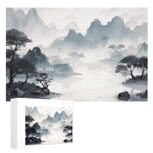 Puzzle, 1000 Teile, personalisiertes Puzzle für Erwachsene, chinesische Landschaftsmalerei, Bildrätsel, individuelle Puzzles aus Fotos, Holzpuzzle, klassisches Puzzle für Familie, Hochzeit, Geburtstag Puzzle, 1000 Teile, personalisiertes Puzzle für Erwachsene, chinesische Landschaftsmalerei, Bildrätsel, individuelle Puzzles aus Fotos, Holzpuzzle, klassisches Puzzle für Familie, Hochzeit, Geburtstag von DJUETRUI