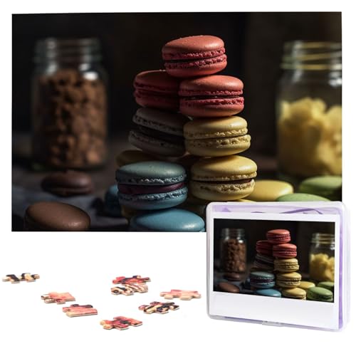 Puzzle, 1000 Teile, personalisiertes Puzzle für Erwachsene, niedlich, bunt, Macarons, Bilderpuzzle, individuelle Puzzles aus Fotos, Holzpuzzle, klassisches Puzzle für Familie, Hochzeit, Geburtstag Puzzle, 1000 Teile, personalisiertes Puzzle für Erwachsene, niedlich, bunt, Macarons, Bilderpuzzle, individuelle Puzzles aus Fotos, Holzpuzzle, klassisches Puzzle für Familie, Hochzeit, Geburtstag von DJUETRUI