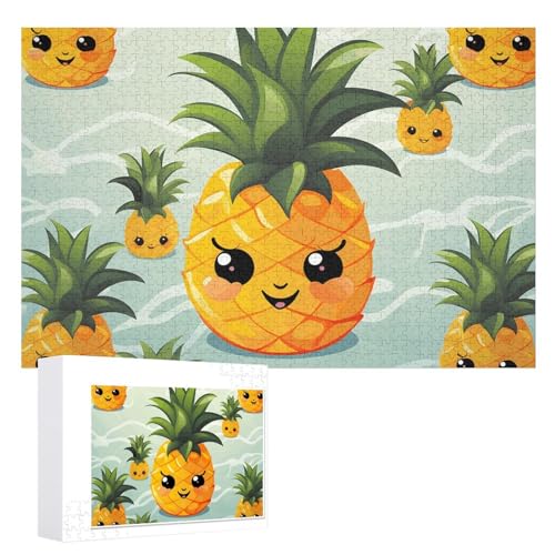 Puzzle, 1000 Teile, personalisiertes Puzzle für Erwachsene, niedliche Ananas-Bilderpuzzle, individuelle Puzzles aus Fotos, Holzpuzzle, klassisches Puzzle für Familie, Hochzeit, Geburtstag Puzzle, 1000 Teile, personalisiertes Puzzle für Erwachsene, niedliche Ananas-Bilderpuzzle, individuelle Puzzles aus Fotos, Holzpuzzle, klassisches Puzzle für Familie, Hochzeit, Geburtstag von DJUETRUI