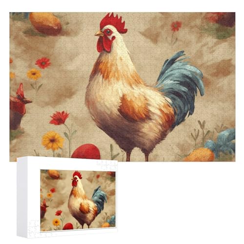 Puzzle 1000 Stück personalisierte Puzzles für Erwachsene, Hühnerkunst, Tiermalerei, personalisierte Fotopuzzle, Holzpuzzle, klassisches Puzzle für Puzzle 1000 Stück personalisierte Puzzles für Erwachsene, Hühnerkunst, Tiermalerei, personalisierte Fotopuzzle, Holzpuzzle, klassisches Puzzle für von DJUETRUI