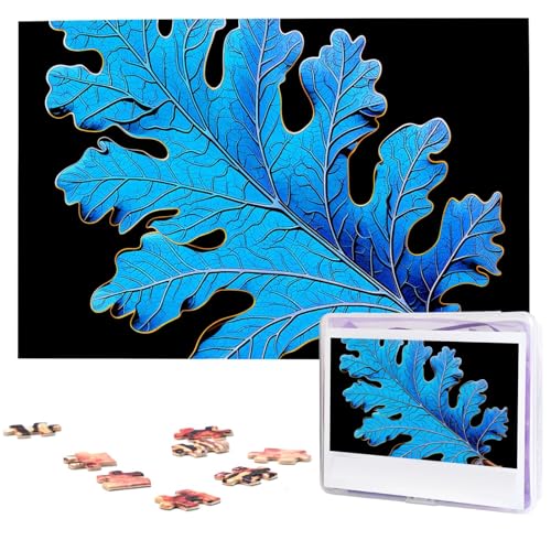 Puzzle 1000 Teile Personalisiertes Puzzle für Erwachsene Blaue Eichenblätter Bilderpuzzle Benutzerdefinierte Puzzles aus Fotos Holzpuzzle Klassisches Puzzle für Familie Hochzeit Geburtstagsgeschenke Puzzle 1000 Teile Personalisiertes Puzzle für Erwachsene Blaue Eichenblätter Bilderpuzzle Benutzerdefinierte Puzzles aus Fotos Holzpuzzle Klassisches Puzzle für Familie Hochzeit Geburtstagsgeschenke von DJUETRUI