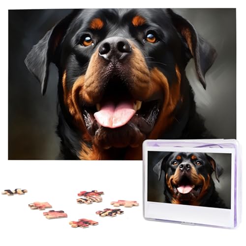Puzzle 1000 Teile Personalisiertes Puzzle für Erwachsene Cool Rottweiler Hund Kunst Bild Puzzle Benutzerdefinierte Puzzles aus Fotos Holzpuzzle Klassisches Puzzle für Familie Hochzeit Geburtstag Puzzle 1000 Teile Personalisiertes Puzzle für Erwachsene Cool Rottweiler Hund Kunst Bild Puzzle Benutzerdefinierte Puzzles aus Fotos Holzpuzzle Klassisches Puzzle für Familie Hochzeit Geburtstag von DJUETRUI