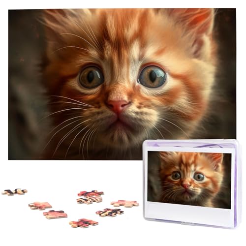Puzzle 1000 Teile Personalisiertes Puzzle für Erwachsene Eine Orange Katze Bild Puzzle Benutzerdefinierte Puzzles aus Fotos Holzpuzzle Klassisches Puzzle für Familie Hochzeit Geburtstag Valentinstag Puzzle 1000 Teile Personalisiertes Puzzle für Erwachsene Eine Orange Katze Bild Puzzle Benutzerdefinierte Puzzles aus Fotos Holzpuzzle Klassisches Puzzle für Familie Hochzeit Geburtstag Valentinstag von DJUETRUI