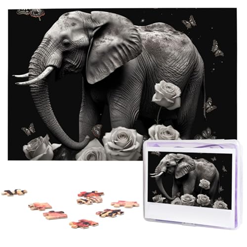 Puzzle 1000 Teile Personalisiertes Puzzle für Erwachsene Elefant und Schmetterling Bilderpuzzle Benutzerdefinierte Puzzles aus Fotos Holzpuzzle Klassisches Puzzle für Familie Hochzeit Puzzle 1000 Teile Personalisiertes Puzzle für Erwachsene Elefant und Schmetterling Bilderpuzzle Benutzerdefinierte Puzzles aus Fotos Holzpuzzle Klassisches Puzzle für Familie Hochzeit von DJUETRUI