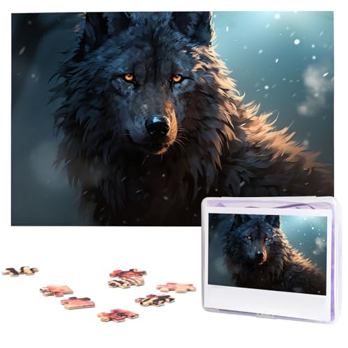 Puzzle 1000 Teile Personalisiertes Puzzle für Erwachsene Fantasy Wolf Bild Puzzle Benutzerdefinierte Puzzles aus Fotos Holzpuzzle Klassisches Puzzle für Familie Hochzeit Geburtstag Valentinstag Puzzle 1000 Teile Personalisiertes Puzzle für Erwachsene Fantasy Wolf Bild Puzzle Benutzerdefinierte Puzzles aus Fotos Holzpuzzle Klassisches Puzzle für Familie Hochzeit Geburtstag Valentinstag von DJUETRUI