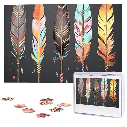 Puzzle 1000 Teile Personalisiertes Puzzle für Erwachsene Federpfeile Bilderpuzzle Benutzerdefinierte Puzzles aus Fotos Holzpuzzle Klassisches Puzzle für Familie Hochzeit Geburtstag Valentinstag Puzzle 1000 Teile Personalisiertes Puzzle für Erwachsene Federpfeile Bilderpuzzle Benutzerdefinierte Puzzles aus Fotos Holzpuzzle Klassisches Puzzle für Familie Hochzeit Geburtstag Valentinstag von DJUETRUI