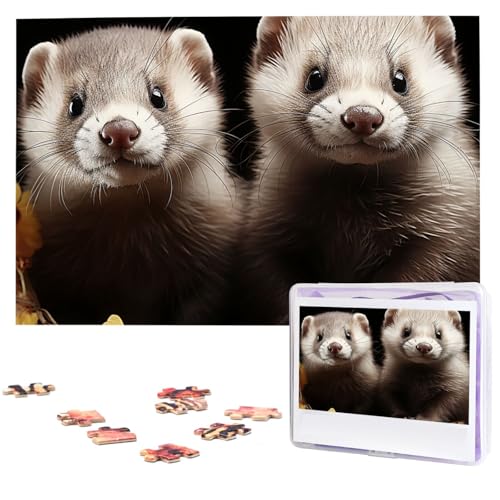 Puzzle 1000 Teile Personalisiertes Puzzle für Erwachsene Frettchen Bilderpuzzle Benutzerdefinierte Puzzles aus Fotos Holzpuzzle Klassisches Puzzle für Familie Hochzeit Geburtstag Valentinstag Puzzle 1000 Teile Personalisiertes Puzzle für Erwachsene Frettchen Bilderpuzzle Benutzerdefinierte Puzzles aus Fotos Holzpuzzle Klassisches Puzzle für Familie Hochzeit Geburtstag Valentinstag von DJUETRUI