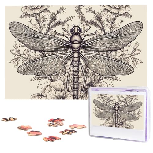Puzzle 1000 Teile Personalisiertes Puzzle für Erwachsene Handgezeichnetes Floral Libelle Bild Puzzle Benutzerdefinierte Puzzles aus Fotos Holzpuzzle Klassisches Puzzle für Familie Hochzeit Geburtstag Puzzle 1000 Teile Personalisiertes Puzzle für Erwachsene Handgezeichnetes Floral Libelle Bild Puzzle Benutzerdefinierte Puzzles aus Fotos Holzpuzzle Klassisches Puzzle für Familie Hochzeit Geburtstag von DJUETRUI