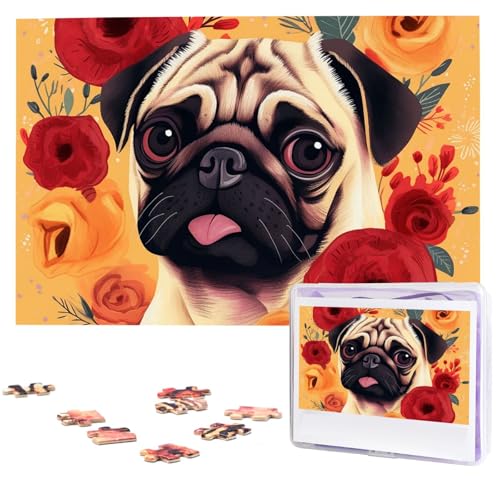 Puzzle 1000 Teile Personalisiertes Puzzle für Erwachsene Mops Blume Bild Puzzle Benutzerdefinierte Puzzles aus Fotos Holzpuzzle Klassisches Puzzle für Familie Hochzeit Geburtstag Geschenke Puzzle 1000 Teile Personalisiertes Puzzle für Erwachsene Mops Blume Bild Puzzle Benutzerdefinierte Puzzles aus Fotos Holzpuzzle Klassisches Puzzle für Familie Hochzeit Geburtstag Geschenke von DJUETRUI