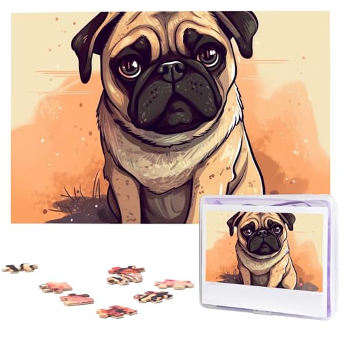 Puzzle 1000 Teile Personalisiertes Puzzle für Erwachsene Mops Cartoon Bild Puzzle Benutzerdefinierte Puzzles aus Fotos Holzpuzzle Klassisches Puzzle für Familie Hochzeit Geburtstagsgeschenke Puzzle 1000 Teile Personalisiertes Puzzle für Erwachsene Mops Cartoon Bild Puzzle Benutzerdefinierte Puzzles aus Fotos Holzpuzzle Klassisches Puzzle für Familie Hochzeit Geburtstagsgeschenke von DJUETRUI