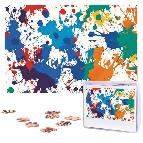 Puzzle 1000 Teile Personalisiertes Puzzle für Erwachsene Muster von Farbspritzern Bilderpuzzle Benutzerdefinierte Puzzles aus Fotos Holzpuzzle Klassisches Puzzle für Familie Hochzeit Geburtstag Puzzle 1000 Teile Personalisiertes Puzzle für Erwachsene Muster von Farbspritzern Bilderpuzzle Benutzerdefinierte Puzzles aus Fotos Holzpuzzle Klassisches Puzzle für Familie Hochzeit Geburtstag von DJUETRUI