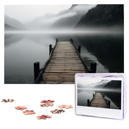 Puzzle 1000 Teile Personalisiertes Puzzle für Erwachsene Pier mit Bergen und Nebel Bilderpuzzle Benutzerdefinierte Puzzles aus Fotos Holzpuzzle Klassisches Puzzle für Familie Hochzeit Puzzle 1000 Teile Personalisiertes Puzzle für Erwachsene Pier mit Bergen und Nebel Bilderpuzzle Benutzerdefinierte Puzzles aus Fotos Holzpuzzle Klassisches Puzzle für Familie Hochzeit von DJUETRUI