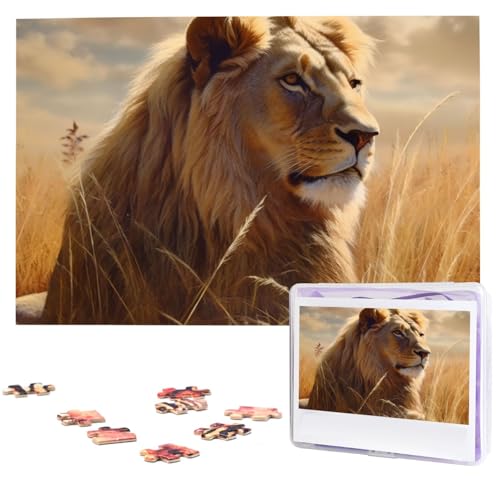 Puzzle 1000 Teile Personalisiertes Puzzle für Erwachsene Prärie Löwe Bilderpuzzle Benutzerdefinierte Puzzles aus Fotos Holzpuzzle Klassisches Puzzle für Familie Hochzeit Geburtstag Valentinstag Puzzle 1000 Teile Personalisiertes Puzzle für Erwachsene Prärie Löwe Bilderpuzzle Benutzerdefinierte Puzzles aus Fotos Holzpuzzle Klassisches Puzzle für Familie Hochzeit Geburtstag Valentinstag von DJUETRUI