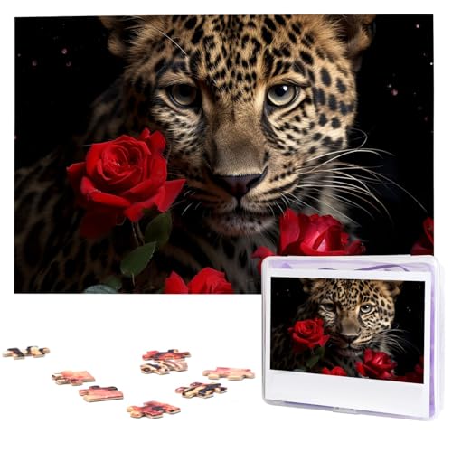 Puzzle 1000 Teile Personalisiertes Puzzle für Erwachsene Rose Leopard Bild Puzzle Benutzerdefinierte Puzzles aus Fotos Holzpuzzle Klassisches Puzzle für Familie Hochzeit Geburtstag Geschenke Puzzle 1000 Teile Personalisiertes Puzzle für Erwachsene Rose Leopard Bild Puzzle Benutzerdefinierte Puzzles aus Fotos Holzpuzzle Klassisches Puzzle für Familie Hochzeit Geburtstag Geschenke von DJUETRUI