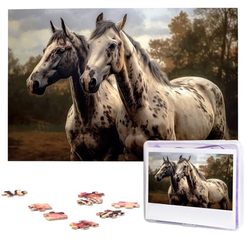 Puzzle 1000 Teile Personalisiertes Puzzle für Erwachsene Zwei Pferde Bild Puzzle Benutzerdefinierte Puzzles aus Fotos Holzpuzzle Klassisches Puzzle für Familie Hochzeit Geburtstag Valentinstag Puzzle 1000 Teile Personalisiertes Puzzle für Erwachsene Zwei Pferde Bild Puzzle Benutzerdefinierte Puzzles aus Fotos Holzpuzzle Klassisches Puzzle für Familie Hochzeit Geburtstag Valentinstag von DJUETRUI