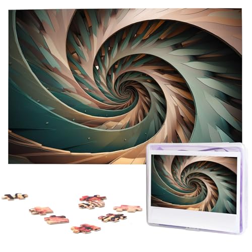Puzzle 1000 Teile für Erwachsene, personalisiertes Puzzle mit Spiralmuster, personalisierte Fotopuzzle, Holzpuzzle, klassisches Puzzle für Hochzeit, Geburtstag Puzzle 1000 Teile für Erwachsene, personalisiertes Puzzle mit Spiralmuster, personalisierte Fotopuzzle, Holzpuzzle, klassisches Puzzle für Hochzeit, Geburtstag von DJUETRUI