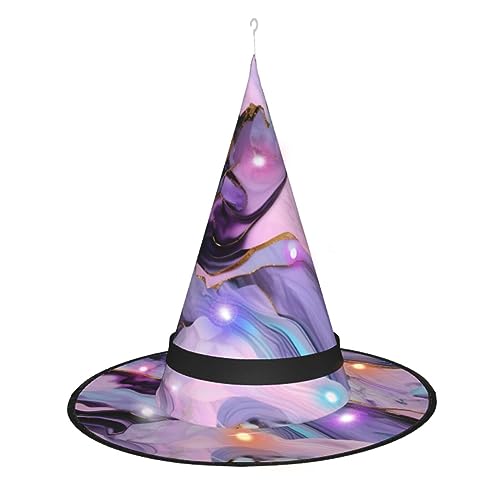 DJnni Bunte Hexenhut mit breiter Krempe, faltbar, spitz, für Halloween, Party, Kostüm, Zubehör DJnni Bunte Hexenhut mit breiter Krempe, faltbar, spitz, für Halloween, Party, Kostüm, Zubehör von DJnni