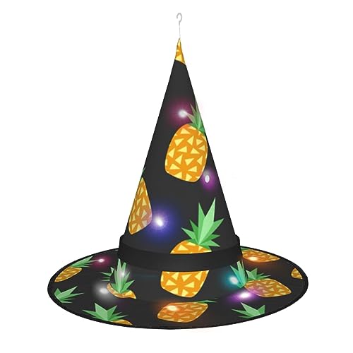 DJnni Halloween-Hexenhut mit breiter Krempe, faltbar, spitz, für Halloween, Party, Kostüm, Zubehör DJnni Halloween-Hexenhut mit breiter Krempe, faltbar, spitz, für Halloween, Party, Kostüm, Zubehör von DJnni