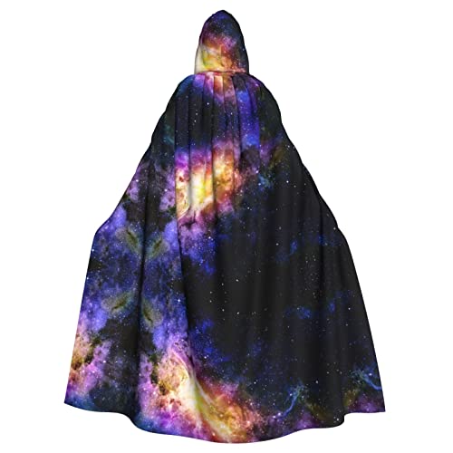 Halloween-Kostüm, Galaxie im Universum, für Damen und Herren, Cosplay, langer Umhang, für Rollenspiele, 147 cm von DJnni