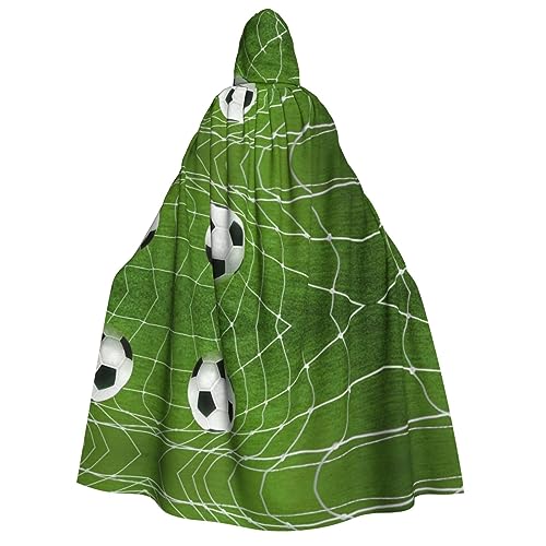 Kapuzenumhang für Erwachsene, Halloween-Kostüme, Cosplay, langer Umhang, Verkleidung für Rollenspiele (150 cm) von DJnni