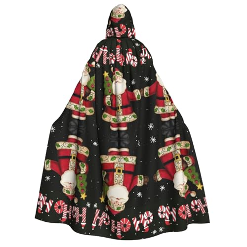 Kapuzenumhang für Erwachsene, Halloween-Kostüme, Cosplay, langer Umhang für Rollenspiele (150 cm) von DJnni