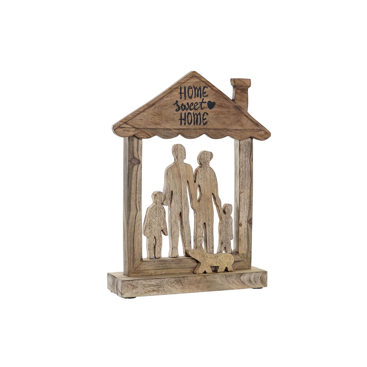 Deko-Figur DKD Home Decor Braun Mango-Holz Moderne Familie (30 x 8 x 39 cm) von DKD Home Decor