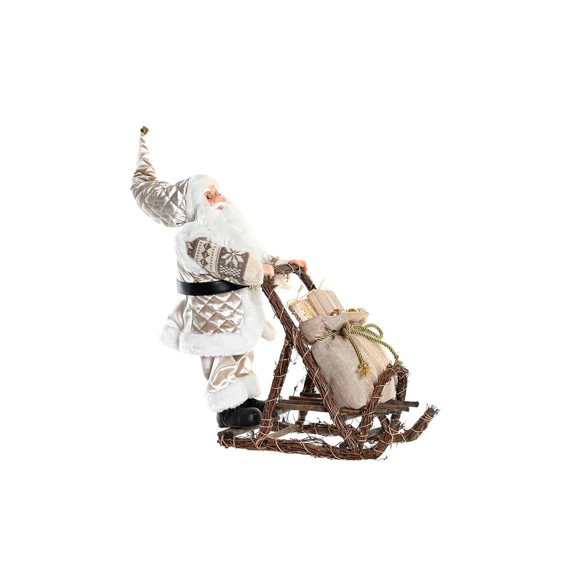 Deko-Figur DKD Home Decor Weihnachtsmann Weihnachten Grau Champagner Holz 42 x 22 x 48 cm Deko-Figur DKD Home Decor Weihnachtsmann Weihnachten Grau Champagner Holz 42 x 22 x 48 cm von DKD Home Decor