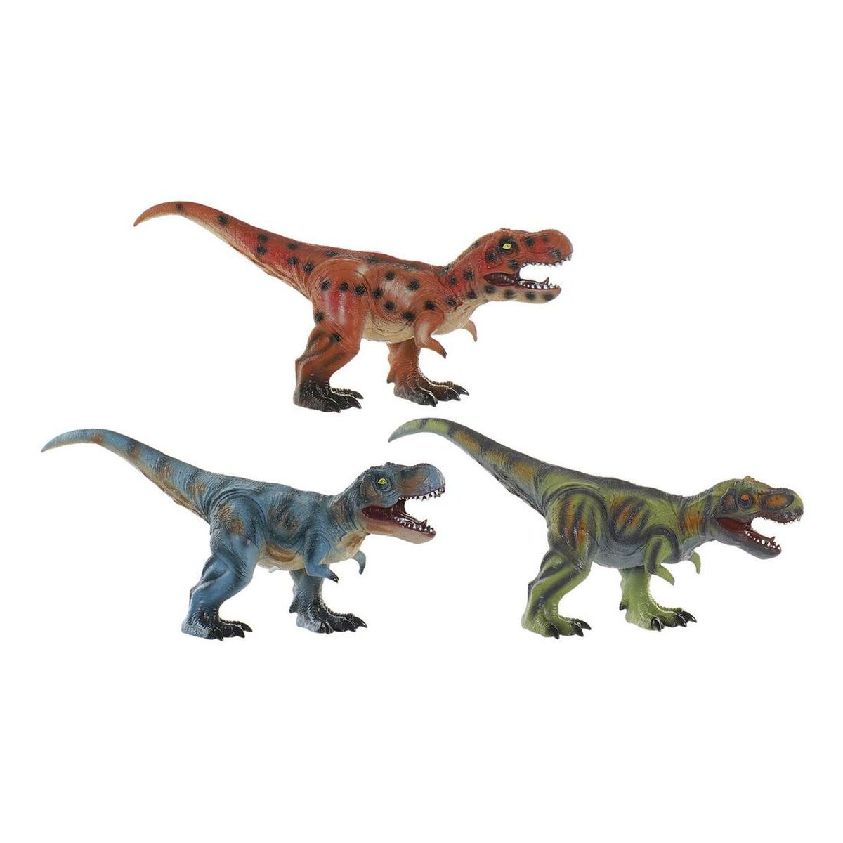 Dinosaurier DKD Home Decor 3 Stück 12 Stück 60 x 17 x 28 cm Weich Dinosaurier DKD Home Decor 3 Stück 12 Stück 60 x 17 x 28 cm Weich von DKD Home Decor