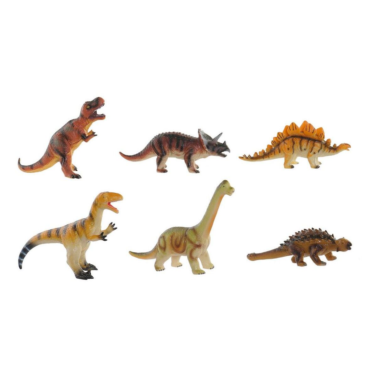 Dinosaurier DKD Home Decor 6 Stück 29 x 15 x 21 cm Weich Dinosaurier DKD Home Decor 6 Stück 29 x 15 x 21 cm Weich von DKD Home Decor