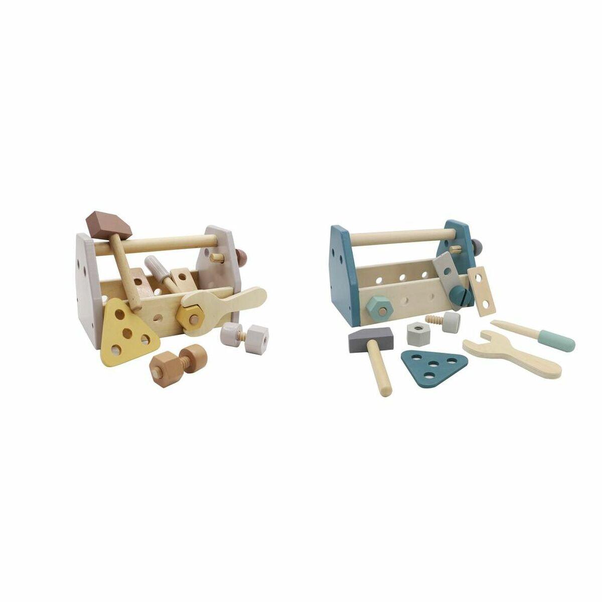 Spiel aus Holz DKD Home Decor Werkzeugkasten (21 x 11.5 x 13 cm) (2 pcs) von DKD Home Decor