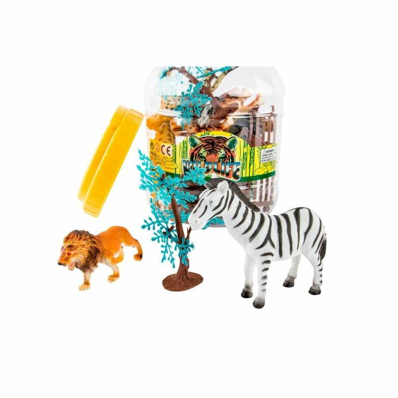 Tierfiguren DKD Home Decor PVC Aluminium (2 Stück) von DKD Home Decor
