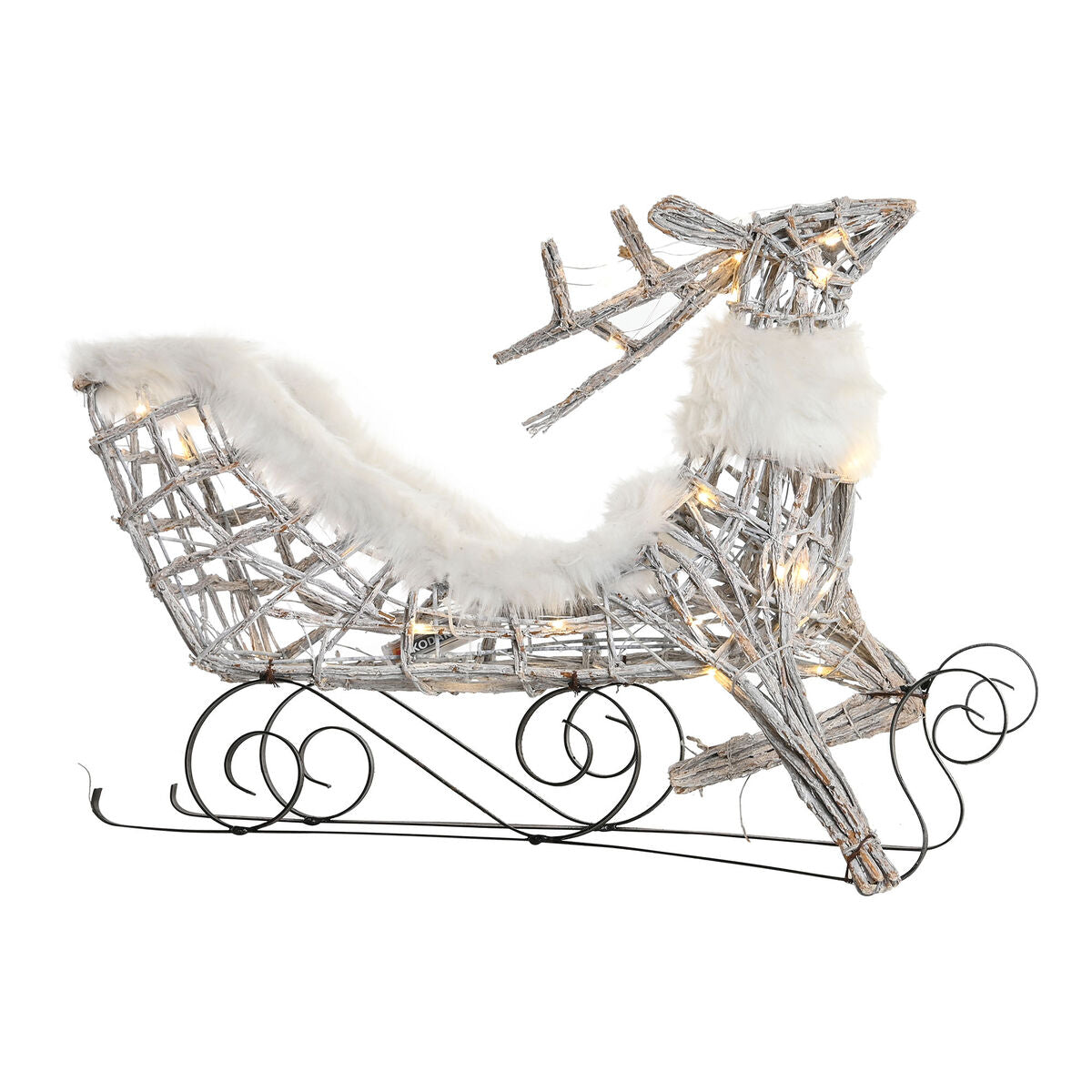 Weihnachtsschmuck DKD Home Decor Rentier und Schlitten Weiß korb Rentier 75 x 20 x 53 cm Weihnachtsschmuck DKD Home Decor Rentier und Schlitten Weiß korb Rentier 75 x 20 x 53 cm von DKD Home Decor