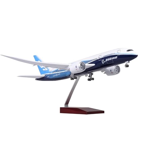 DKHOUN 16.9" 1: 130 Maßstab Modell Jet Modelle Flugzeug Prototyp B787 Flugzeug Modell Diecast Collectibles Harz Flugzeug Modell für Sammlung oder Geschenk von DKHOUN