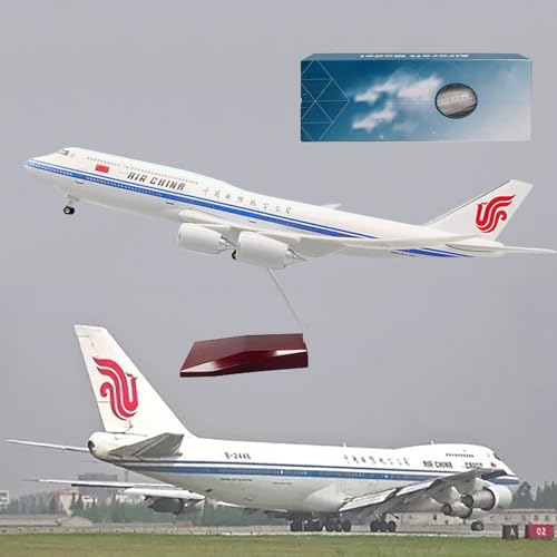 DKHOUN 18.1" 1: 150 Skala Modell Jet Modelle Flugzeug China B747 Flugzeug Modell Diecast Collectibles Harz Flugzeug Modell für Sammlung oder Geschenk,Ordinary von DKHOUN