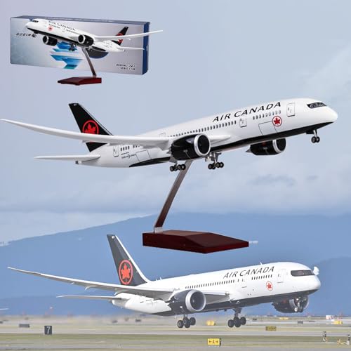 Flugzeugmodell, 18,5 Zoll, Maßstab 1:130, Modell Jet Models Airplane Canada B787 Flugzeugmodell, Druckguss-Sammlerstücke, Kunstharz-Flugzeugmodell for Sammeln oder Verschenken ( Size : Ordinary ) von DKHOUN