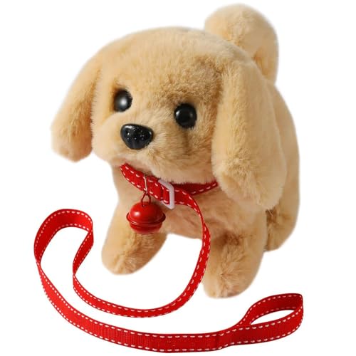 DKIIL NOIYB Realistische Robot Puppy, 2025 Neue My Realistic Robot Puppy, Real Puppy Spielzeug Hund der Läuft und Bellt, Roboter Hunde Interaktives Plüsch (A) von DKIIL NOIYB