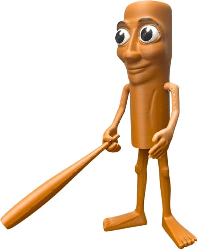 DKIIL NOIYB Tung Tung Tung Tung Sahur, 3D Printed Tralalero Tralala Figure, Italian Brainrot zum Sammeln und Dekorieren, Geschenk für Kinder und Erwachsene (B) von DKIIL NOIYB