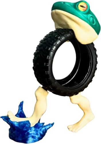 DKIIL NOIYB Tung Tung Tung Tung Sahur, 3D Printed Tralalero Tralala Figure, Italian Brainrot zum Sammeln und Dekorieren, Geschenk für Kinder und Erwachsene (D) von DKIIL NOIYB