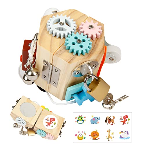 DKINY 13-in-1 Motorikwürfel Motorikspielzeug ab 1 Jahr Aktivitätswürfel Busy Activity Cube Montessori Lernspielzeug Aktivitäts Würfel Steckwürfel Busy Board Baby Holzspielzeug für Kinder ab 1 Jahr DKINY 13-in-1 Motorikwürfel Motorikspielzeug ab 1 Jahr Aktivitätswürfel Busy Activity Cube Montessori Lernspielzeug Aktivitäts Würfel Steckwürfel Busy Board Baby Holzspielzeug für Kinder ab 1 Jahr von DKINY