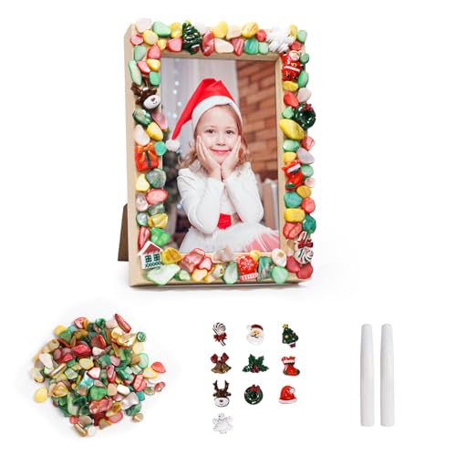 DKINY Weihnachten Mosaik Bilderrahmen Bastelset Kinder Mosaiksets mit Weihnachtsbaum Wiehnachtsmann Schneeflocken Mosaiksteine zum Basteln DIY Holzrahmen Kreativsets Weihnachten Geschenk für Kinder DKINY Weihnachten Mosaik Bilderrahmen Bastelset Kinder Mosaiksets mit Weihnachtsbaum Wiehnachtsmann Schneeflocken Mosaiksteine zum Basteln DIY Holzrahmen Kreativsets Weihnachten Geschenk für Kinder von DKINY