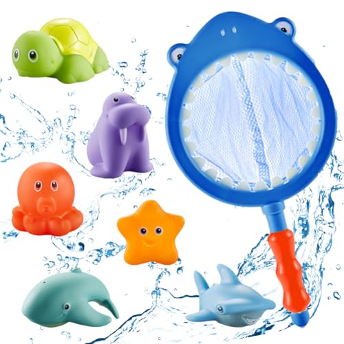 Bad Spielzeug für Kleinkind, 7 Stück Schimmelpacksspielzeug Meerestiere Wasserspielzeug für Jungen Mädchen, in Badezimmer Badezimmerbadzeit für Kinder Kleinkind Baby Girls Kinderspielzeug Bad Spielzeug für Kleinkind, 7 Stück Schimmelpacksspielzeug Meerestiere Wasserspielzeug für Jungen Mädchen, in Badezimmer Badezimmerbadzeit für Kinder Kleinkind Baby Girls Kinderspielzeug von DKLQXCE