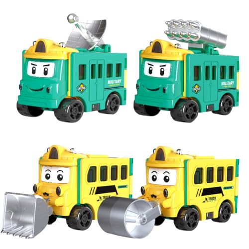 Baustellen Fahrzeuge, 2 Stück Zurückziehen Spielzeugautos ab 1 2 3 4 Jahre, Mini Bagger Cars Kinder,2 in 1 Spielzeug Auto Bauernhof Traktor Spielzeug Verformung Auto Lernspielzeug Press and Go Baustellen Fahrzeuge, 2 Stück Zurückziehen Spielzeugautos ab 1 2 3 4 Jahre, Mini Bagger Cars Kinder,2 in 1 Spielzeug Auto Bauernhof Traktor Spielzeug Verformung Auto Lernspielzeug Press and Go von DKLQXCE