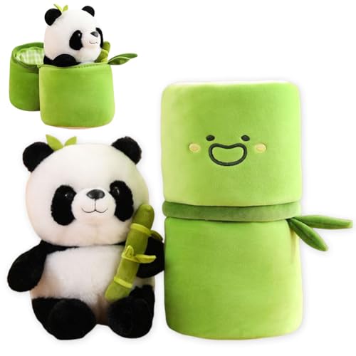 DKLQXCE Panda Doll, 30 cm Plüschpanda Mit Bambus, Plüschspielzeug, Niedliche Plüschpuppen, Spielzeug Für Jungen Und Mädchen, Plüschpanda In Bambusrohre, Qualitätsauswahl Für Raumdekoration DKLQXCE Panda Doll, 30 cm Plüschpanda Mit Bambus, Plüschspielzeug, Niedliche Plüschpuppen, Spielzeug Für Jungen Und Mädchen, Plüschpanda In Bambusrohre, Qualitätsauswahl Für Raumdekoration von DKLQXCE