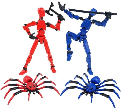 T13 Action Figure, 3D-Druck von Beweglichen Figuren, Multi-Jointed Movable 13 Articulated Robot Action Figures, Roboter-Actionfigur, Kreative Geschenke, Desktop Dekorationen von DKLQXCE