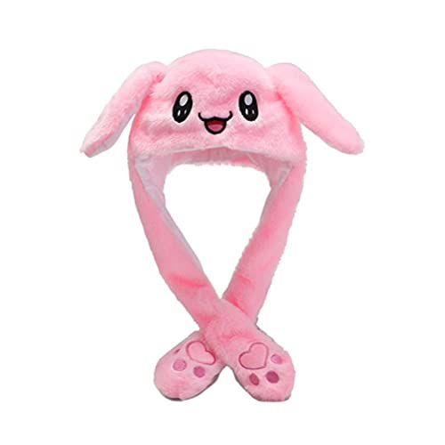 DKaony Hasenmützen, Anime Plush Mützen mit Ohren, Hasenohren Haarreif Kawaii Hat mit Beweglichen Ohrenhut Frauen Kind Mädchen Cosplay DKaony Hasenmützen, Anime Plush Mützen mit Ohren, Hasenohren Haarreif Kawaii Hat mit Beweglichen Ohrenhut Frauen Kind Mädchen Cosplay von DKaony
