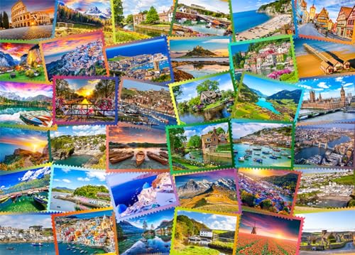 European Landscapes Puzzle 1000 Teile Erwachsene Nature Europe Scenery Puzzle Erwachsene 1000 Teile Puzzles von DKijoys