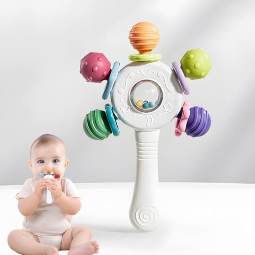 DLAGOMLIFE Grab Ball Baby Spielzeug, BPA-Free Teething and Grasping Toy for Senses and Chew Development DLAGOMLIFE Grab Ball Baby Spielzeug, BPA-Free Teething and Grasping Toy for Senses and Chew Development von DLAGOMLIFE