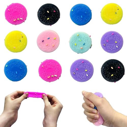 Taba Squishy,12 Stück Keks Stressabbauspielzeug, Ultraweiches Dekompressions Entlüftungsspielzeug, Cookie Stress Relief Toy OCD Angst abbauen. Taba Squishy,12 Stück Keks Stressabbauspielzeug, Ultraweiches Dekompressions Entlüftungsspielzeug, Cookie Stress Relief Toy OCD Angst abbauen. von DLAIUSMALL