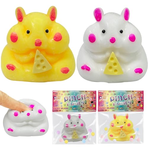 2 Stück Hamster Squeeze Spielzeug, Hamster Anti Stress Spielzeug, Stressabbau für Party Favors,Fidget Spielzeug für Kinder Jugendliche Erwachsene Home Office entspannend 2 Stück Hamster Squeeze Spielzeug, Hamster Anti Stress Spielzeug, Stressabbau für Party Favors,Fidget Spielzeug für Kinder Jugendliche Erwachsene Home Office entspannend von DLAIUSMALL